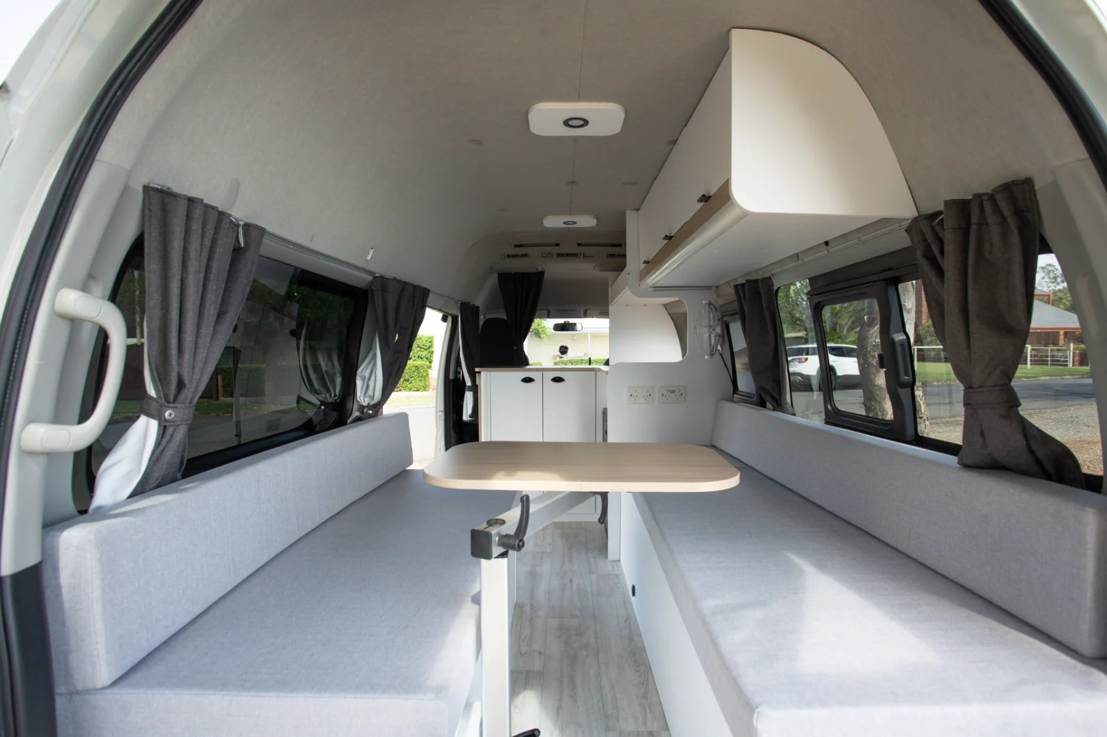 Set Forth campervan living and seating area